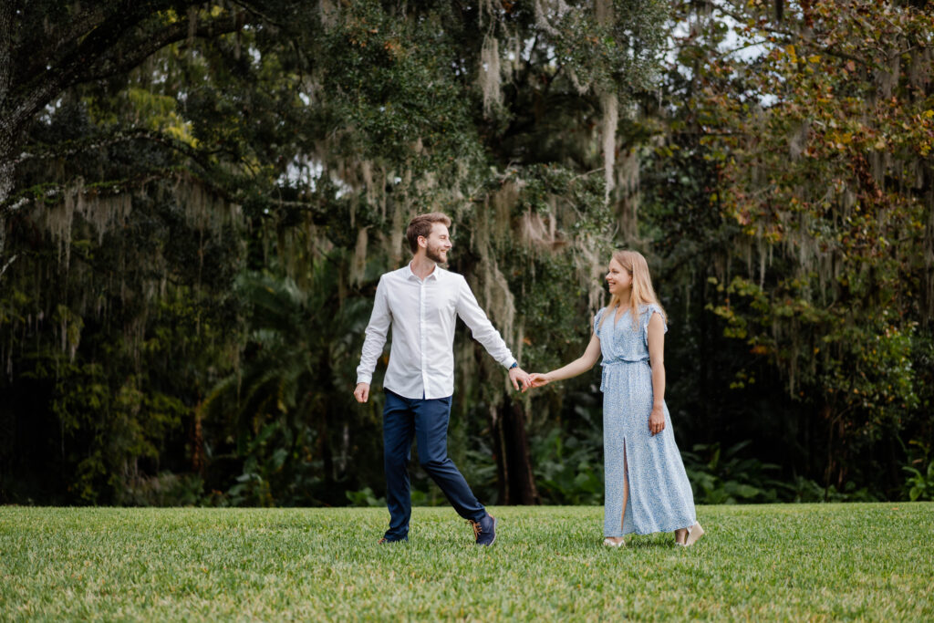 Leu Gardens Engagement Session Winter Park Florida