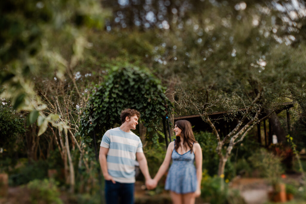 Mead Botanical Garden Engagement Session Winter Park Florida