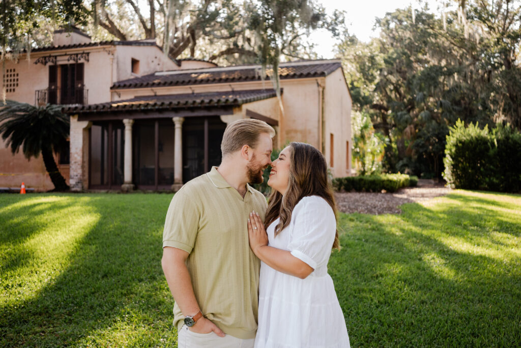 Engagement session location at Bok Tower Gardens